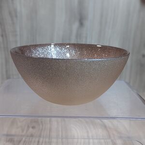 Glitter Gold Ginger Bowl Holiday Elegance Festive 5.5"